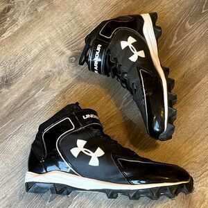 Under Armour Pro Sport Football Cleats Black White Mens 13 UK‎ 12 EU 47.5